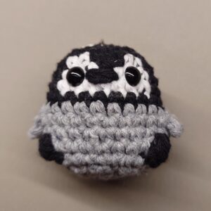 Pinguin in grau